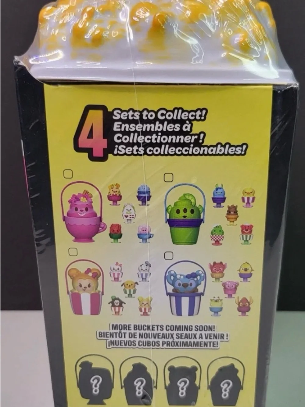 Disney Munchlings Party Popcorn Pack - Pink, Yellow, Green, Blue